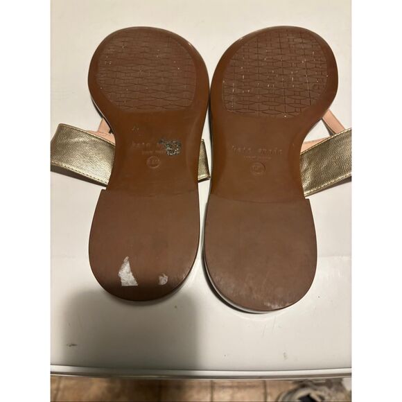 Kate Spade Gold Sandals - Picture 4 of 5